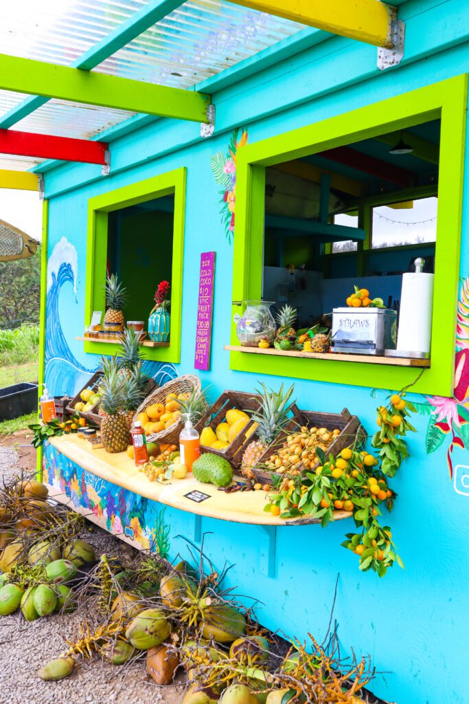 Hawaii fruit stand